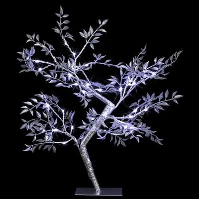 Arbre Lumineux Argenté Koyuk H50cm