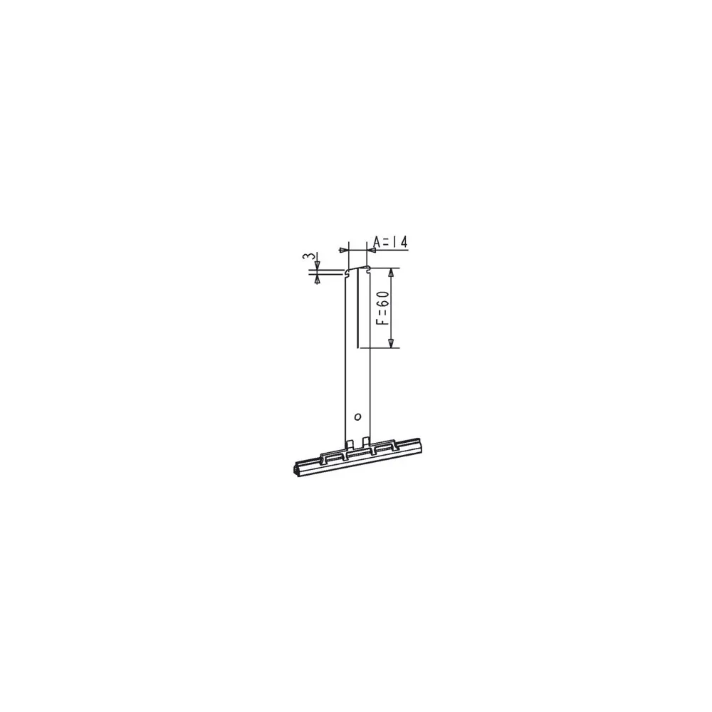 Attache tablier souple à clipper Tube ZF L8 Moteur