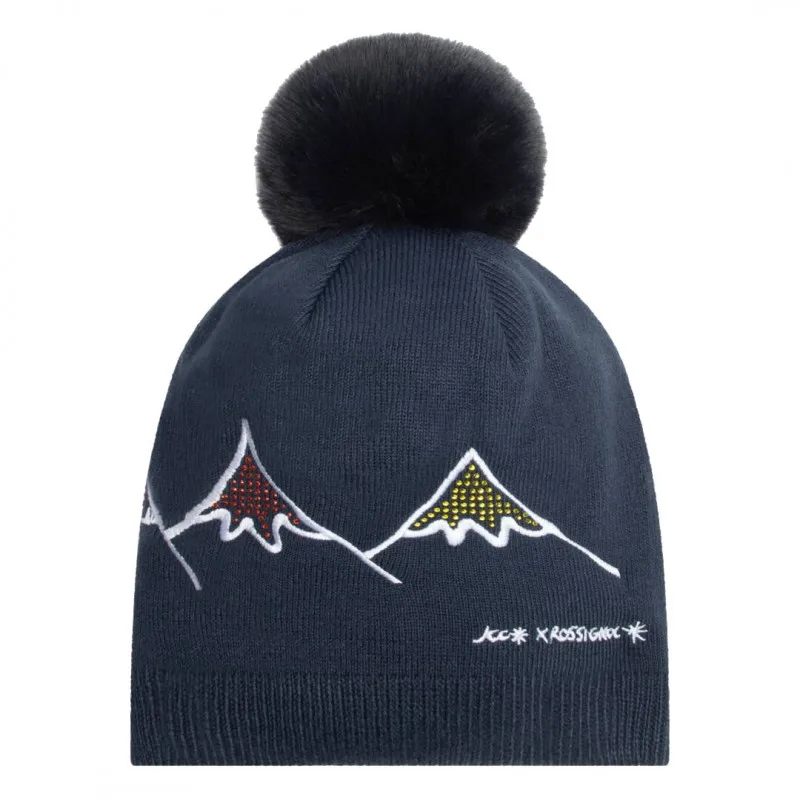 Bonnet Rossignol Strassi JCC Bonnet Femme cosmic blue 2025 Chez SportAixTrem