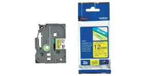 BROTHER P-TOUCH TZE631 NOIR/JAUNE 12mm
