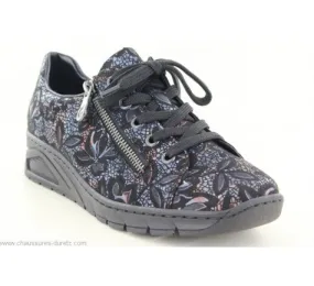 Chaussures  Rieker EMAIL3 Noir / Fleurs N3302-90