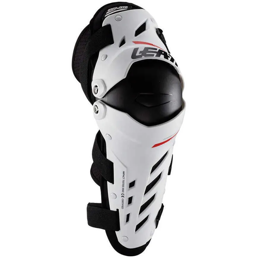 Genouillères cross Enfant Dual Axis White 2025 LEATT