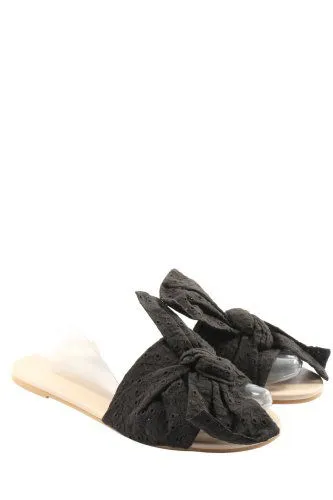 H&M Divided Sabot noir style décontracté