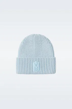 JUDE-MZ Tuque en tricot fait main avec revers à côtes