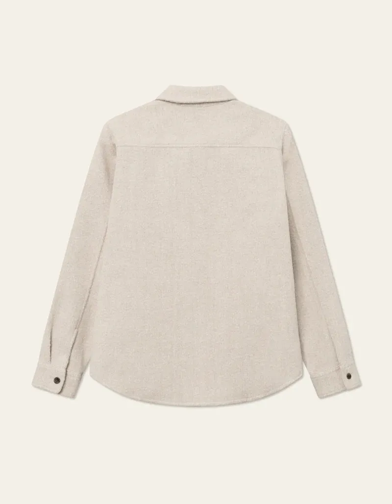 Les Deux - Lennon Bouclé Overshirt - Ivory
