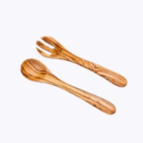 Plat apéritif en bois d'olivier, 4 puits, fait main