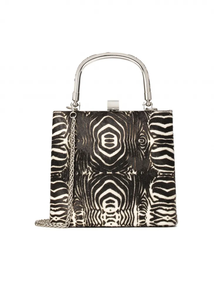 Sac à main d'appoint au motif intemporel à pois