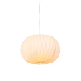 Suspension en papier moderne blanc - Paper Round